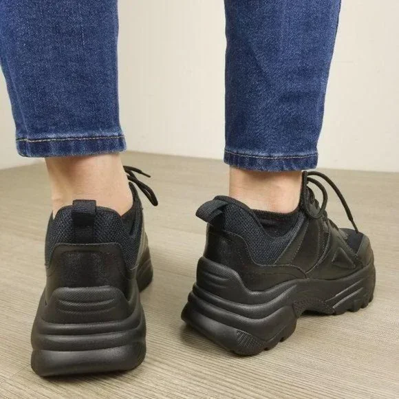 90's Style Grunge Chunky Dad Fashion Sneakers - Picture 7 of 10